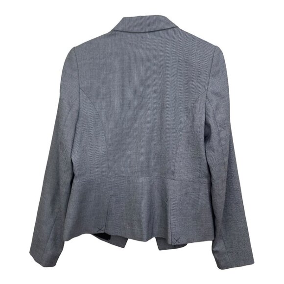 WORTHINGTON Women SZ 14 Gray One Button Front Career Suit Jacket Business Casua - Picture 2 of 13